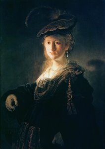 Young Woman in Fancy Dress