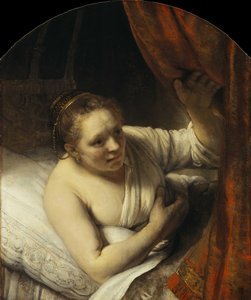 Young Woman in Bed