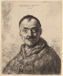 The First Oriental Head by Rembrandt van Rijn and Studio of Rembrandt