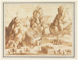 Fantastic Landscape with Scenes from the Old and New Testaments by Remigio Cantagallina