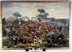 Battle of Calatafimi in Sicily Opposing the Troops of Giuseppe Garibaldi