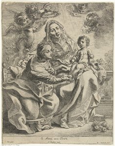 Anna te Drieën S. Anna, Grandmother of Christ (title on object)