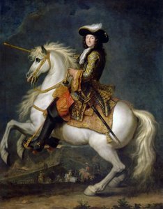 Equestrian Portrait of Louis XIV, 1638-1715