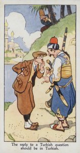 Eastern Proverb: The reply to a Turkish question should be in Turkish by René Bull