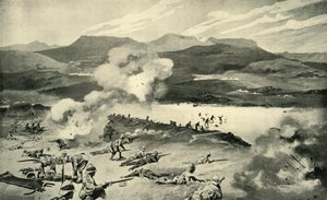 The Battle of Colenso - The Dublin Fusiliers Attempt to Ford the Tugela by René Bull