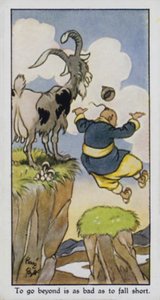 To go beyond is as bad as to fall short by René Bull