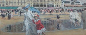 La plage de Cabourg