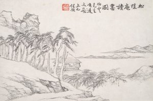 Reading at the Secluded Pine Studio (Song yin an)