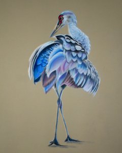 Crane by Renate Dohr