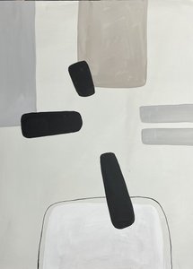 Modern Neutral Shapes by Renate Holzner