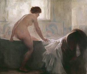 Woman Bathing by René François Xavier Prinet