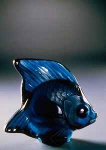 Fish in glass by Rene Jules Lalique