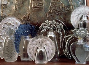 Perfume flacon in glass