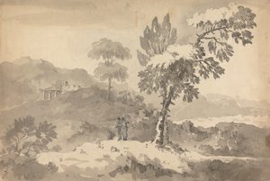 Three Figures in a Landscape