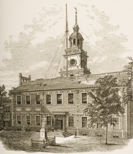County Court House or, Independence Hall, Philadelphia Pennsylvania by Reverend Samuel Manning