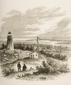 Sandy Hook New Jersey, seen from the lighthouse in the 1870s