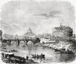 St. Peters with the Bridge and Castel Sant