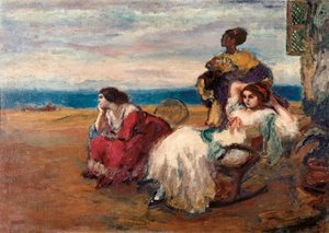 In front of the sea by Ricardo Canals y Llambi