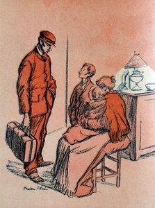 Caricature in The Plate of Butter