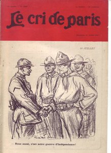 Illustration of Ricardo Flores for the Cover of Le Cri de Paris by Ricardo Flores