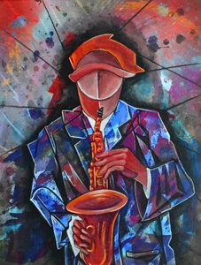 Vibrant Saxophone Jazz