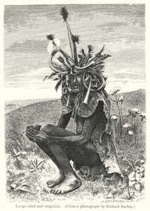 Lango chief and magician by Richard (after) Buchta