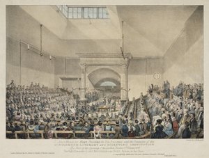 Opening of the Lecture Theatre at Marylebone, London by John Pardon