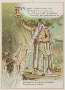 Page from Upstream by Richard Andre, Druids