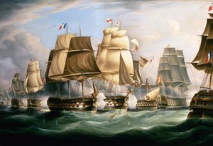 The Battle of Trafalgar, 21st October 1805, The Middle of the Day