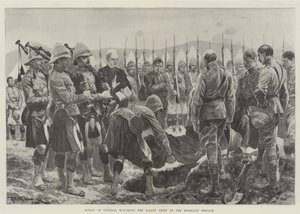 Burial of General Wauchope, the Fallen Chief of the Highland Brigade by Richard Caton Woodville junior