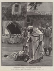 The Repression of Lawlessness in Morocco, an Execution before the Sultan by Richard Caton Woodville junior