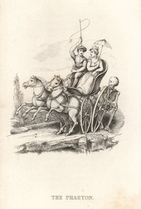 The Skeleton of Death and the Phaeton (engraving) by Richard Dagley