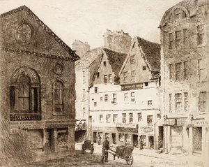 Lady Warkstairs and Union Hall by Richard Davidson Winter