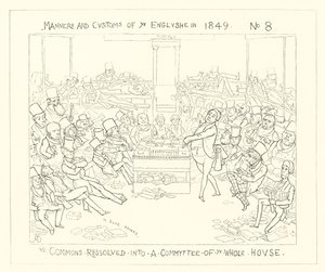 The Commons Resolved into a Committee of the Whole House by Richard Doyle