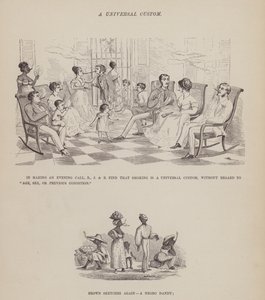 Page from The American Tour of Messrs Brown, Jones and Robinson by Richard Doyle