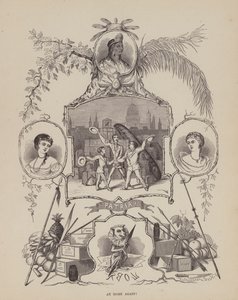 Page from The American Tour of Messrs Brown, Jones and Robinson by Richard Doyle