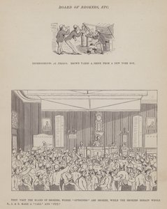 Page from The American Tour of Messrs Brown, Jones and Robinson by Richard Doyle