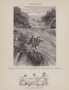 Page from The American Tour of Messrs Brown, Jones and Robinson by Richard Doyle