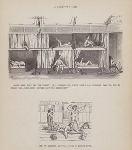 Page from The American Tour of Messrs Brown, Jones and Robinson by Richard Doyle