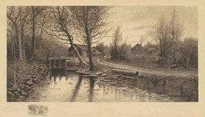 Untitled (Pastoral Scene with Sawmill) by Richard Dudensing