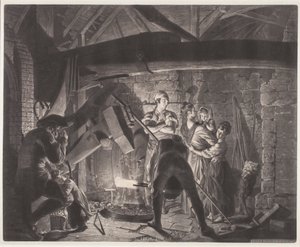 An Iron Forge by Richard Earlom