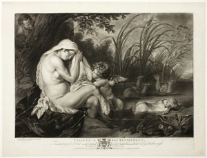 Calisto in Her Retirement by Richard Earlom