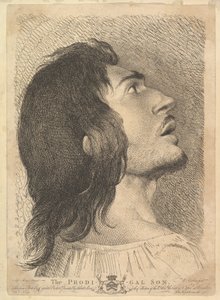 Head in Profile of Prodigal Son by Richard Earlom
