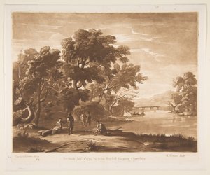 Landscape with Figures by Richard Earlom