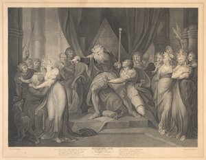 King Lear, Act I, Scene I by Richard Earlom