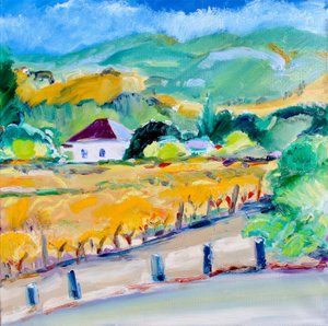 Vineyard in Autumn, Napa, 2020