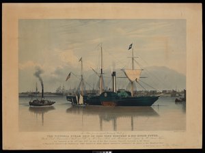The Victoria Steam Ship, Launched on the 20th June 1837 by Richard G. Reeve