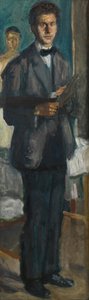 Self-Portrait with a Palette, 1906-1907 by Richard Gerstl