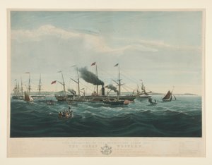In Commemoration of the Establishment of Steam Navigation between Great Britain and America by Richard Gilson Reeve