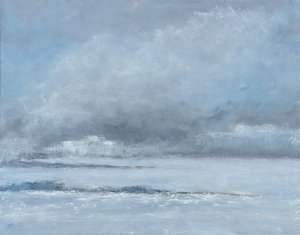 Misty Ocean Serenity